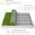Dog Grass Pad with Tray, Indoor Portable Fake Grass Pee Pad System, Dog Litter Box for Puppy Pee Training