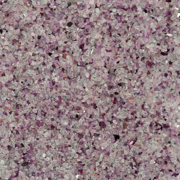 Lainrrew Aquarium Gravel, 2.2 lb Decorative Rocks Fluorite Crystal Pebbles, Aquarium Gravel Sea Glass Rock (3-5 mm)