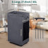 Yoga Mat Storage Racks with Wheels, Home Gym Holder, 2 Mesh Pockets, Holds 4 Mats, 2 Foam Rollers