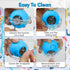 28" Brylex Interactive Cat Toys, Motion-Activated Rolling Ball with Play Mat, Automatic Hide-and-Seek Game, Fast & Slow
