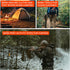 48-Pack 4" Little World High Visibility Reflective Trail Markers - Fluorescent Orange Clips for Hunting, Hiking