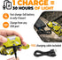 Foxelli USB-C Rechargeable LED Headlamp - Super Bright Lightweight Head Lamp for Running, Camping, Hiking & Work