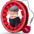 FIT ON FORM Infinity Weighted Hula Fit Hoop for Adult Weight Loss, 2 in 1 Smart Exercise Hoop for Women, 24/28/32