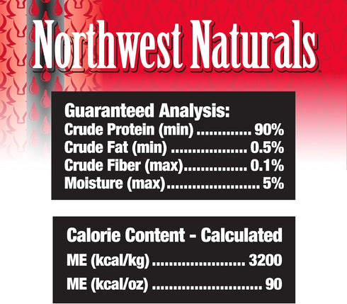 Northwest Naturals Freeze-Dried Beef Blood Functional Topper for Dogs & Cats, Healthy, 3.5 Oz