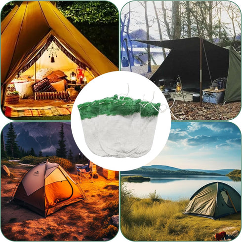 Aoserge Propane Lantern Mantles - Premium Nylon U-Shaped Replacement Mantles for Camping Lanterns, Gas Lamps & Outdoor