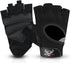 BEAST RAGE Fingerless Weight Lifting Gloves with Palm Protection Padding, Breathable Lightweight Gym Gloves for Men
