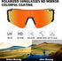 STORYCOAST Polarized Sports Sunglasses for Men Women,Driving Fishing Cycling Mountain Bike Sunglasses UV400 Protection