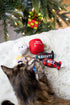 Pearhead Hot Cocoa Christmas Cat Toy Set, Holiday Gift, Set of 2 Plush Rattle Toys