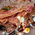 4 Pack Tough Indestructible Dog Chew Toys with Bacon Flavor - Durable Nylon Bones for Large Medium Breed