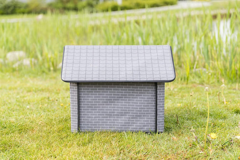 TRIXIE Insulated Outdoor Pet House, Foldable Waterproof Material for Small Dogs and Cats, Great for Feral Cats