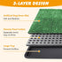 Tray,35x23in 2-Pack ondware Dog Grass Pad with Dogs Potty Tray with Upgraded Replacement Artificial Grass,Dog Litter