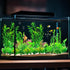 30pcs Fish Tank Accessories, Green Plastic Plants for Aquarium Decorations