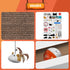 Cat Scratcher Laptop with 'Mouse' Jingle Ball, 3-in-1 Cardboard Interactive Toy, Kitten Toy & Scratching Pad