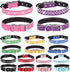 Adjustable Rhinestone Dog Collar, Cute Dazzling Soft Leather Crystal Diamond Pet Collar (Hot Pink, S)