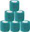 2 Inch Vet Wrap Tape Bulk, Hunter Green, Pack of 6, Self Adhesive Flex Bandage for Pets