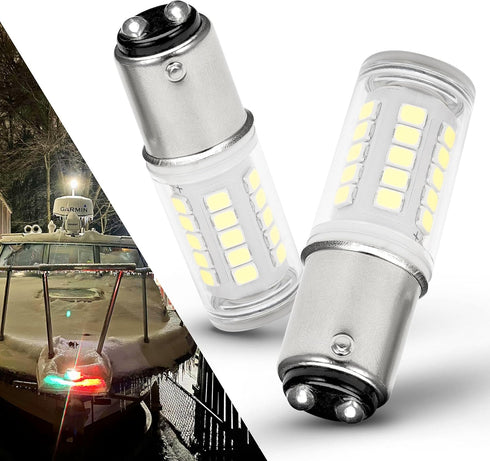 90 1004 Boat Bulbs Marine LED Bulb for Navigation Lights, BA15D 12V