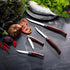 Opinel Effile Slimline Series Folding Fillet Knife with Virobloc Locking Collar and Sustainably Harvested Wood Handles