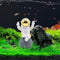 Astronaut Statue Fish Tank Decor, Resin Spaceman Small Aquarium Decorations, Cute Mini Space Figure