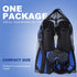 Set, Packages Odoland Snorkel Adults Snorkeling with Dry Top Diving Mask, Adjustable Swim Fins, Mesh Bag, Anti-Fog