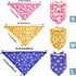 10PCS Big Dog Bandanas Large Breed Paw Print for Extra Large XL XXL Triangle Bibs Head Scarves for Boys Girls Grooming Accessories Costume