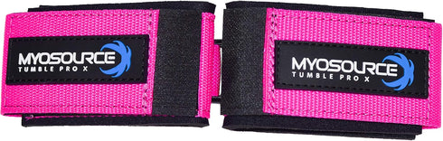 Myosource Kinetic Bands Tumble Pro X Ankle Straps Kit – Cheerleading & Gymnastics Backhandspring Trainer, Includes