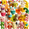 Kyatico 30 Pcs Dog Squeaky Toys, Cute Plush Small Dog Toys with Squeakers,Interactive