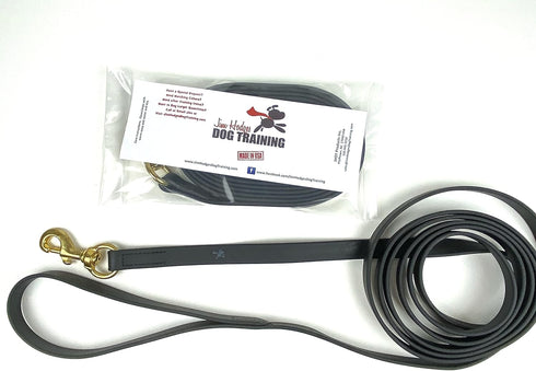 Gummy K9 Biothane Long Line Leash for Dogs, Washable Waterproof Lead for Training and Service