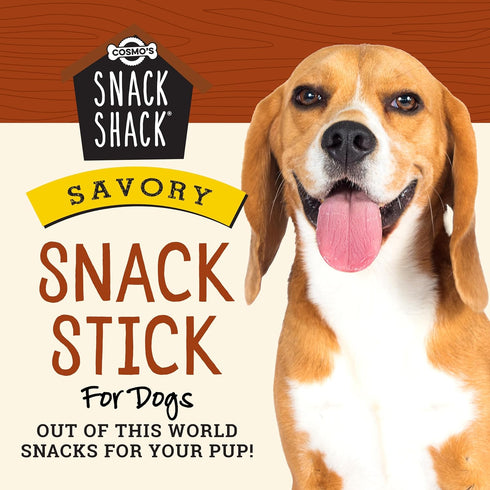 Cosmo's Snack Shack (24 Count Pack 1) Pork Meat Sticks for Dogs - Savory Flavor - All Natural Dog Treat - Made in USA