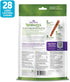 14.81 oz 28 Count Wellness WHIMZEES Veggie Sausage Dog Dental Treat, Chews, Freshens Breath, Small Size, Bag