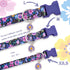 Faygarsle Cotton Dog Collar, Cute Floral Design for Small Medium Large Dogs, Soft Fancy Pet Collars for Girls, M