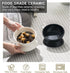 Elevated Tilted Cat Bowl - Ceramic Raised Food Dish for Cats and Small Dogs, 6 Inches, 10 Oz, Anti Vomit, White