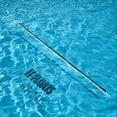 SAN LIKE Telescopic Fishing Gaff, Aluminum/Fiberglass Pole with Nonslip Rubber Handle and Stainless Steel Hook