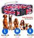Native Pup Union Jack UK British Flag Dog Collar, Medium