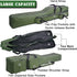 Fishing Rod Case, 4.27 ft Portable Fishing Pole Bag for Travel, Waterproof Fishing Rod Organizer