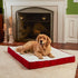 South Pine Porch Darla Deluxe Dog Bed - Large - Crimson - 48" x 36"