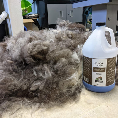 Undercoat Control Dog Shampoo, 16 oz - Natural Ingredients for Shedding Reduction, Omega 3 & 6 Rich
