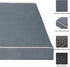 Dog Bed Mats for Big Dogs - Orthopedic Thick Egg Foam Crate Bed, Removable Washable Cover, Non-Slip Bottom (Dark Gray,