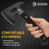 NedFoss Bison 9.8" Tactical Hatchet Axe, Tomahawk with Leather Sheath, G10 Handle, Camping Gear, Multifunctional