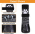 KOOLTAIL Dog Socks Anti Slip with Straps - Waterproof Paw Protector, Size L