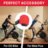 Peloton Bike Compatible Pedals for Regular Shoes, Extra Large Fit Replacement Adapter, Flat Platform Clipless Exercise