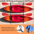 Kayak Storage Strap System with Adjustable Hanging Straps for 1 or 2 Kayaks, Paddle Board, Canoe