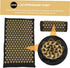 2pcs Set Acupressure Massage Pillow and Yoga Mat Portable Relaxation Accessories with Carry Bag for Stress Relief