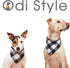Dog Bandana - Soft Breathable Buffalo Plaid Handkerchiefs for Small Medium Large Dogs, Red