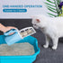 Cat Litter Scooper with Holder, Kitty Litter Scoop with 150 Refill Bags, Portable Cat Poop Scooper