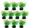 Green Aquarium Plant Ornaments 10Pcs Lifelike Plastic Fish Tank Foreground Grass for Water Tank Decorations