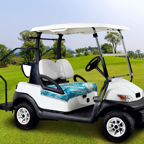 Unique Golf Cart Seat Covers, Microfiber Seat Towel Blanket for EZGO, Yamaha, Club Cars, 2/4-seats Cart