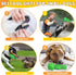 Christmas Dog Gifts, Rubber Dog Squeaky Toys for Small Dogs, Dog Toothbrush for Teething Cleaning