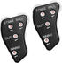 Watayo 4 Wheel Baseball Umpire Clicker, Black Indicator Gear for Scorekeeper Recording
