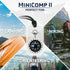 Sun Company MiniComp II - Mini Orienteering Compass with Rotating Bezel, Easy-to-Read Zipper Pull