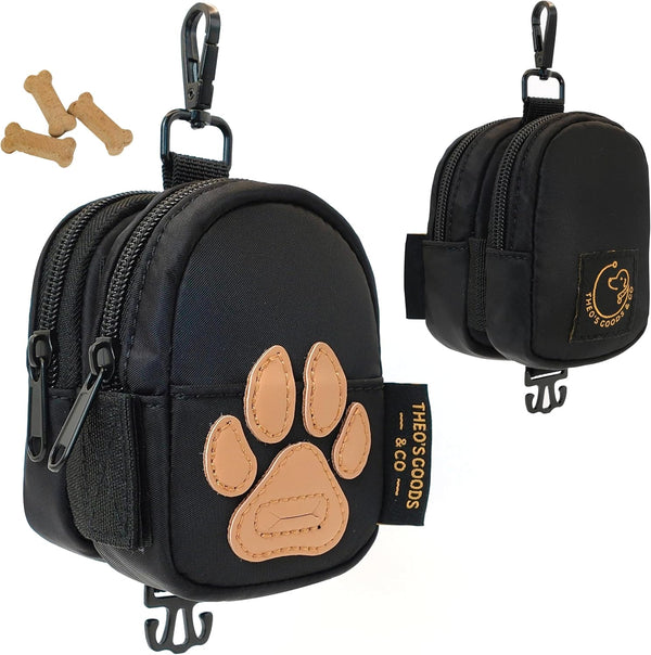 Dog Poop Bag Holder for Leash Dog Treat Pouch, Cute Premium Double